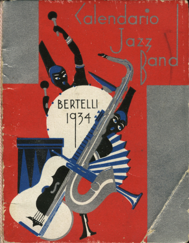 D11 Calendario Jazz Band. Bertelli 1934