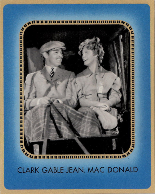 Clark Gable Jean. Mac Donald 1936