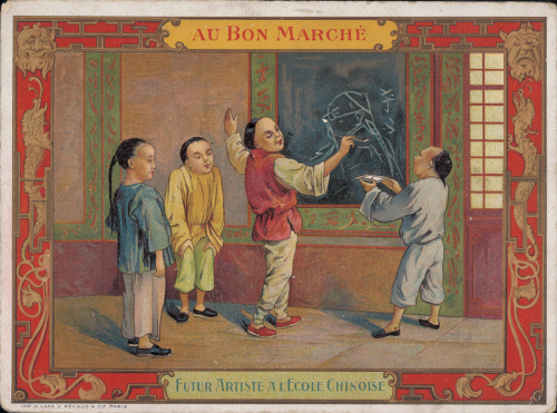 Futuro artista in una scuola cinese 1911